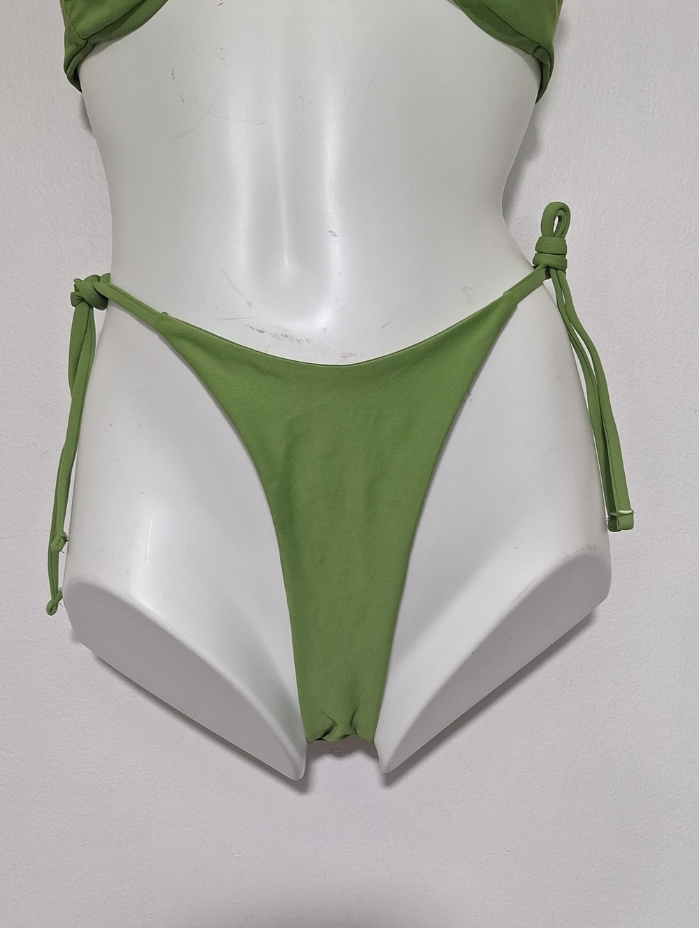 Green Triangle String Bikini Set - Picture 3 of 6